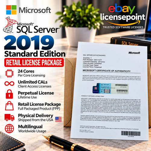 Sql server 2019 standard - sql,
