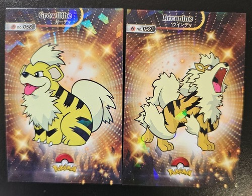 Growlithe arcanine pokemon - -,