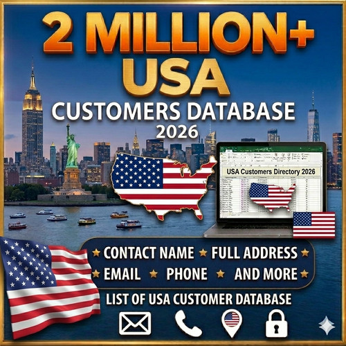 Million usa customers email - 2,